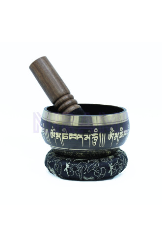 Juego de cuencos tibetanos de flor de loto