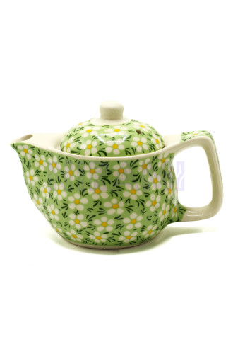 Tetera pequeña - Margarita verde