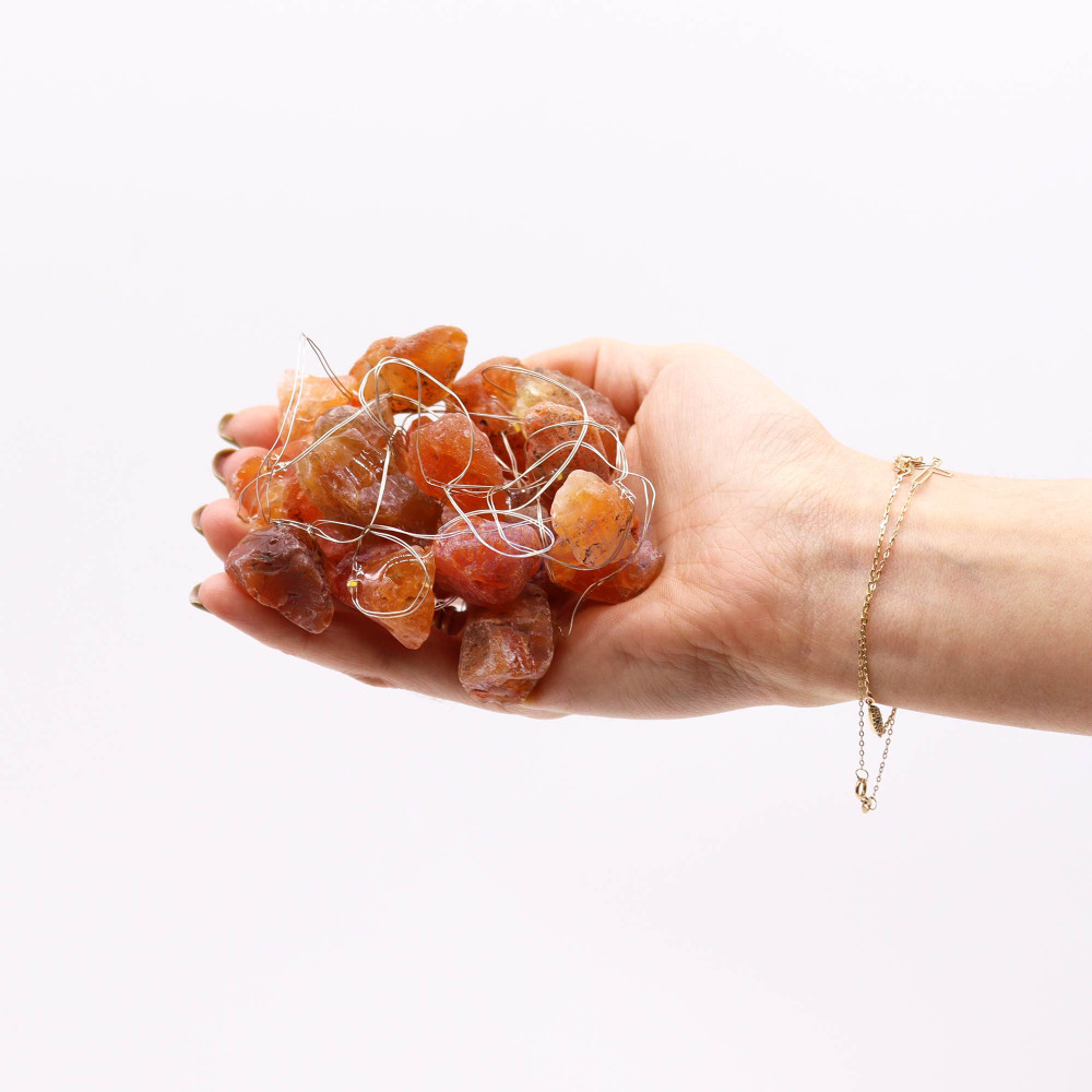 Luces de encanto gemas: Jade Naranja