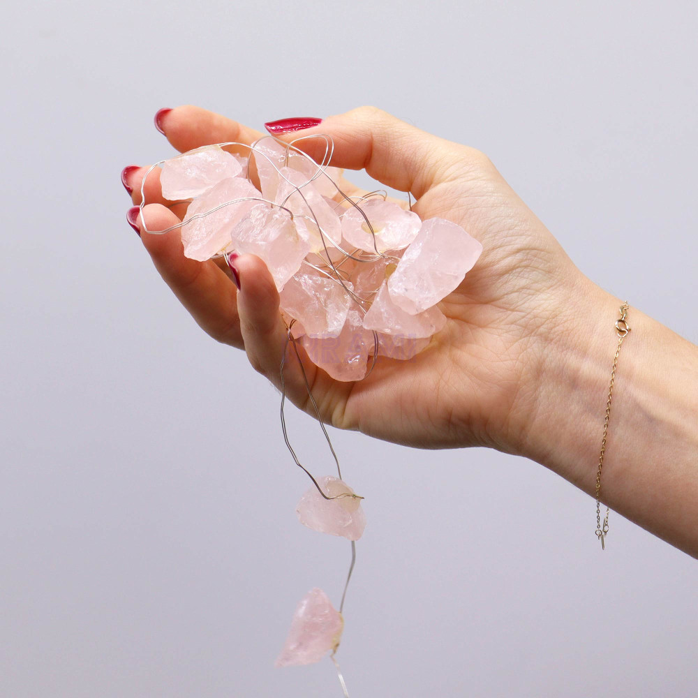 Luces de encanto gemas: Cuarzo rosa