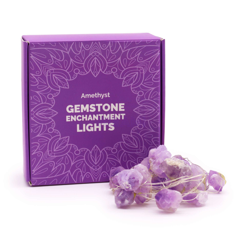 Luces de encanto gemas: amatista