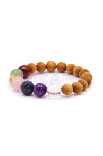 Pulsera de Cedro - 7 chakras