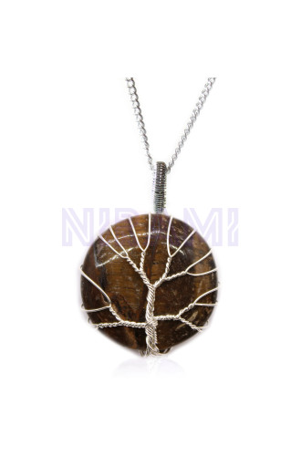 Collar Árbol de la Vida - Ojo de Tigre