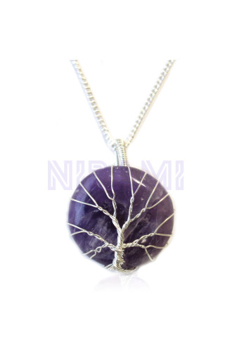 Collar Árbol de la Vida - Amatista