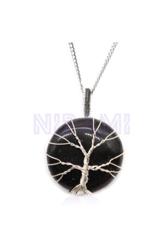 Collar Árbol de la Vida - Ónix Negro