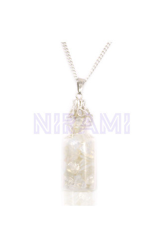 Collar de Piedras Preciosas Embotelladas - Opalita