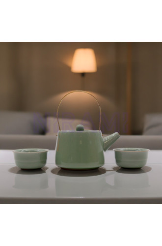 Set de Tetera - Verde - Tetera & Dos Tazas