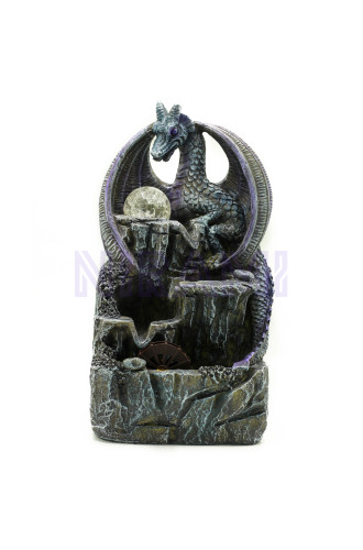 Fuente de agua de interior - Dragon, bola de cristal y rueda de agua 3…