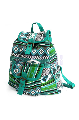 Tejido Jacquard - Mochila Teal