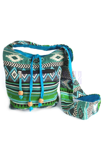 Tejido Jacquard - Mochila peq. Teal