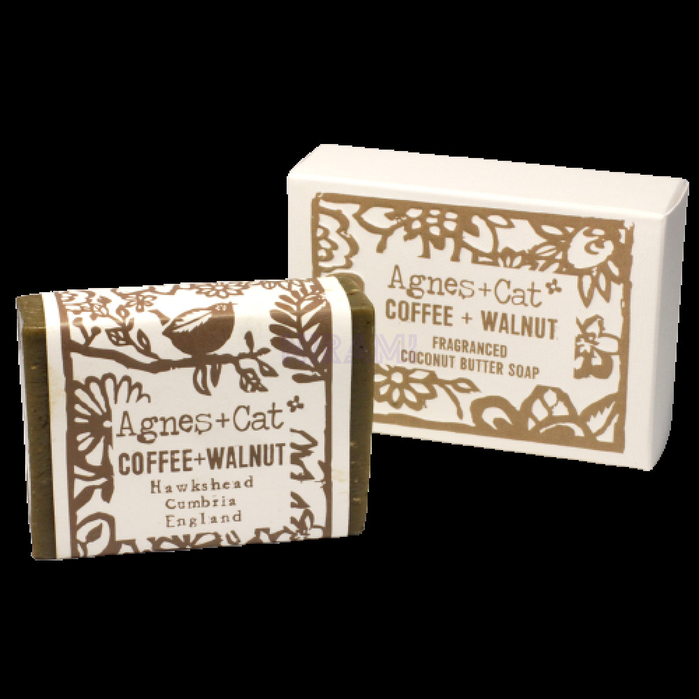 Jabones Artesanales Agnes+Cat - Café y Nuez