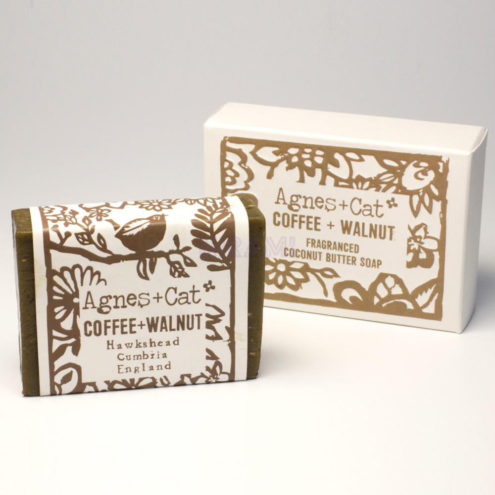 Jabones Artesanales Agnes+Cat - Café y Nuez