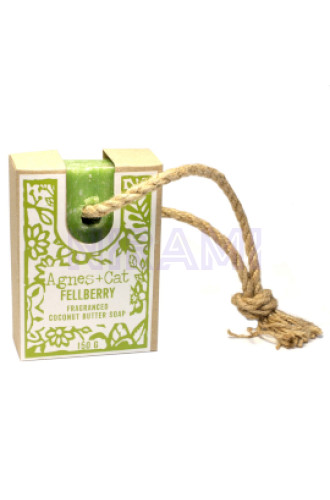 Agnes+Cat Premium Handmade Soaps with Cord - Fellberry