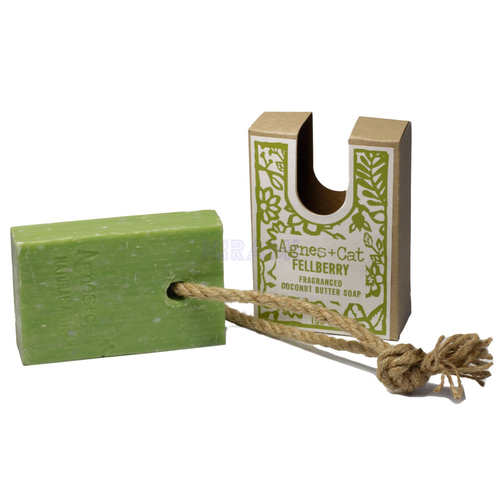 Agnes+Cat Premium Handmade Soaps with Cord - Fellberry