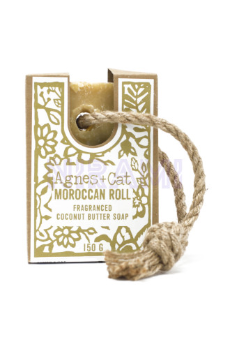 Jabones Artesanales Premium Agnes+Cat con Cordón - Rollo Marroquí