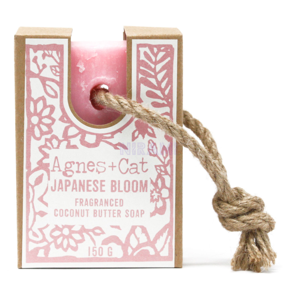 Agnes+Cat Premium Handmade Soaps with Cord - Janonese Bloom