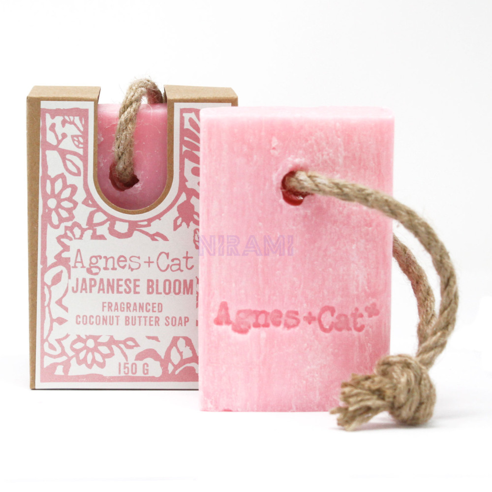 Agnes+Cat Premium Handmade Soaps with Cord - Janonese Bloom