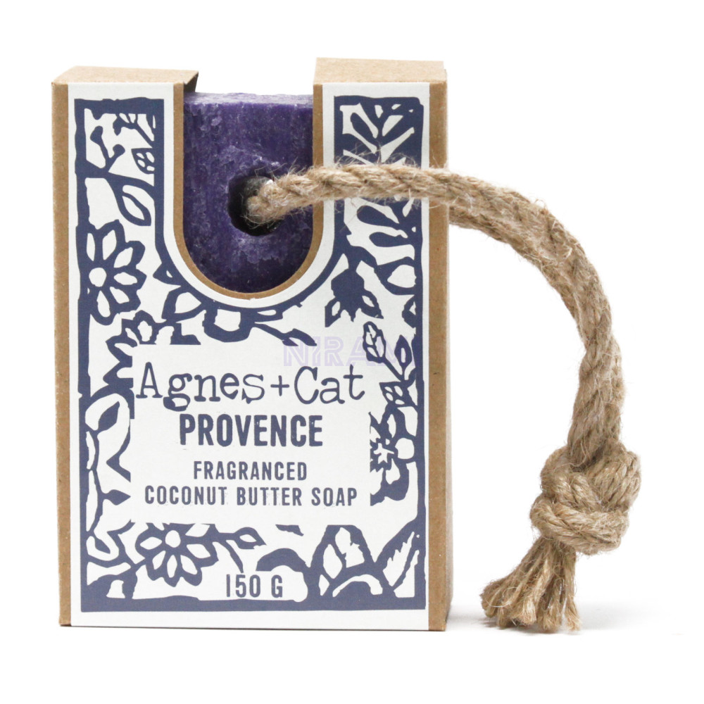 Jabones Artesanales Premium Agnes+Cat con Cordón - Provenzal