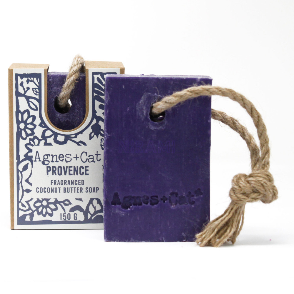 Jabones Artesanales Premium Agnes+Cat con Cordón - Provenzal