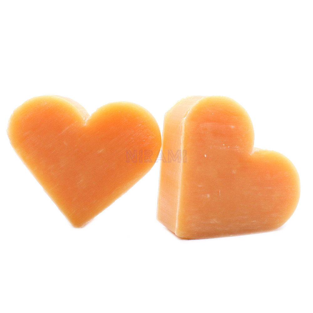 Jaboncito para Invitados Corazon - Naranja y Jengibre