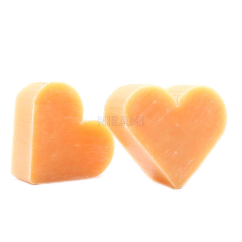 Jaboncito para Invitados Corazon - Naranja y Jengibre