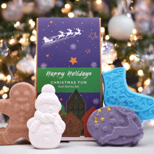 Pack Regalo Bombas Baño Navideñas