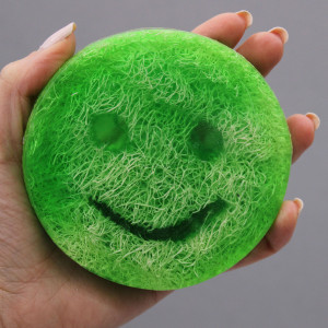 Exfoliating soap