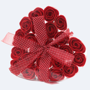 Conjunto regalo flores jabón